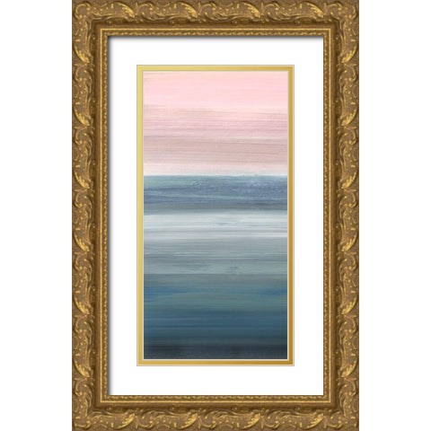 Shore Expanse I Gold Ornate Wood Framed Art Print with Double Matting by Jill, Susan