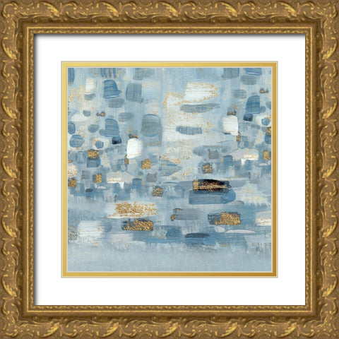 Sea Glass Reflection II Gold Ornate Wood Framed Art Print with Double Matting by Jill, Susan