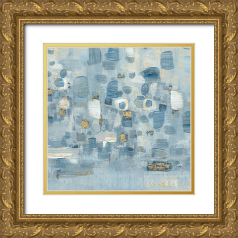 Sea Glass Reflection III Gold Ornate Wood Framed Art Print with Double Matting by Jill, Susan