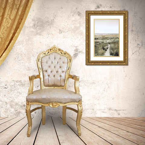 Footpath to Paradise Gold Ornate Wood Framed Art Print with Double Matting by Delimont, Danita
