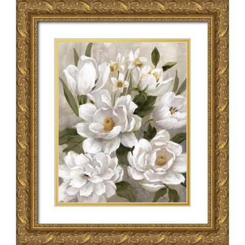 Sweet Spring Day Gold Ornate Wood Framed Art Print with Double Matting by Nan