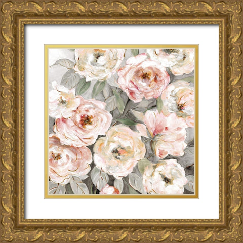 Bold Garden Gold Ornate Wood Framed Art Print with Double Matting by Robinson, Carol
