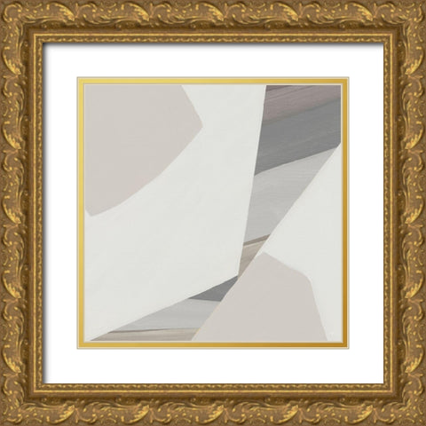 Soft Desert Shadows I Gold Ornate Wood Framed Art Print with Double Matting by Jill, Susan