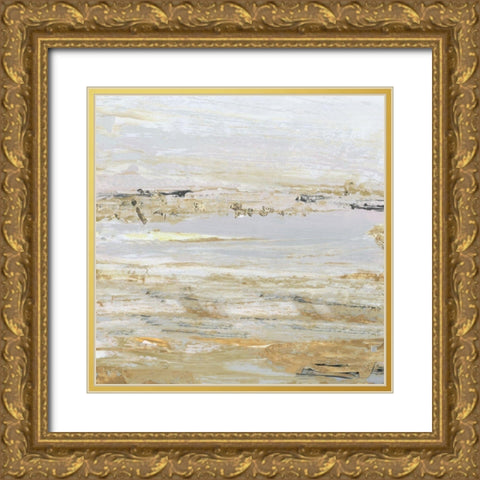 Valley Overlook Gold Ornate Wood Framed Art Print with Double Matting by Jill, Susan