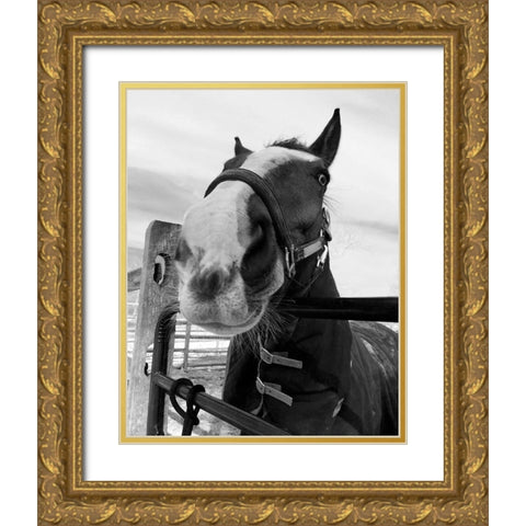 Argenteuil Gold Ornate Wood Framed Art Print with Double Matting by Jill, Susan