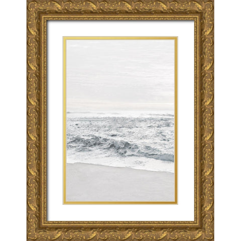 Gentle Tides II Gold Ornate Wood Framed Art Print with Double Matting by Carpentieri, Natalie