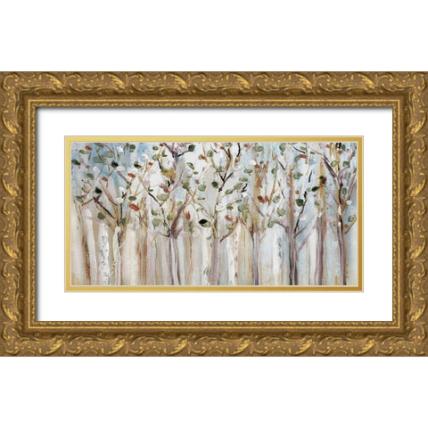 Spring Day Gold Ornate Wood Framed Art Print with Double Matting by Jill, Susan