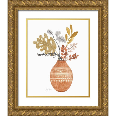 Sunset Meadow Picks II Gold Ornate Wood Framed Art Print with Double Matting by Tava Studios