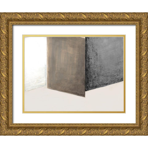 Shape Shift I Gold Ornate Wood Framed Art Print with Double Matting by Tava Studios