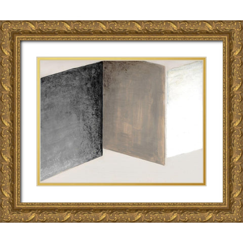 Shape Shift II Gold Ornate Wood Framed Art Print with Double Matting by Tava Studios
