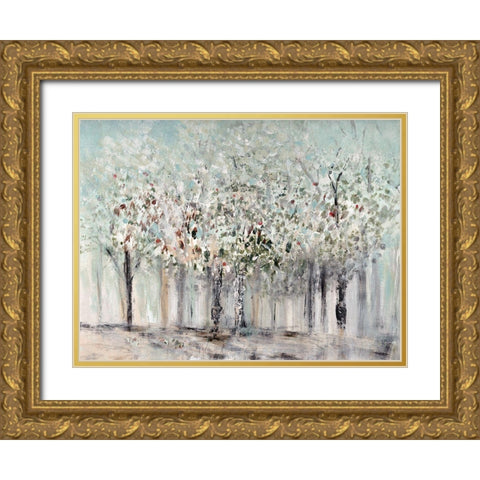 Mornings Soft Light Gold Ornate Wood Framed Art Print with Double Matting by Jill, Susan