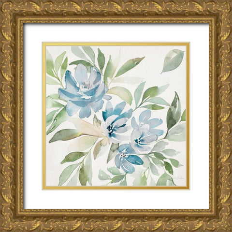 Soft Blue Paradise Picks II Gold Ornate Wood Framed Art Print with Double Matting by Brockmon, Kristen