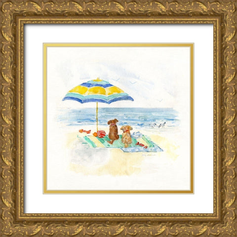 Dog Days of Summer I Gold Ornate Wood Framed Art Print with Double Matting by Swatland, Sally