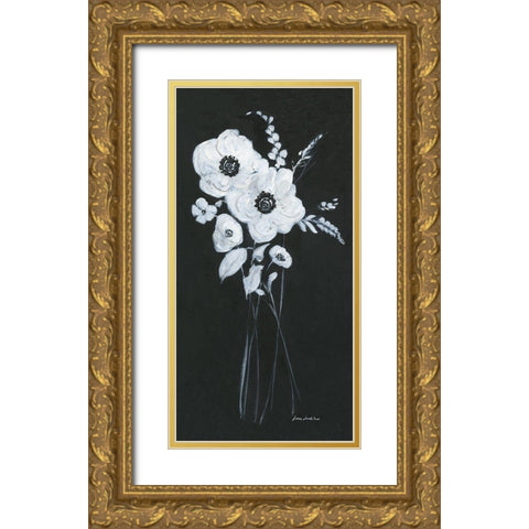 Romantic Botanical I Gold Ornate Wood Framed Art Print with Double Matting by Swatland, Sally