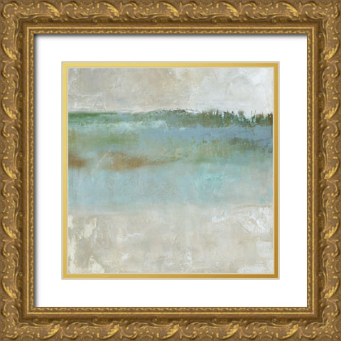 Natures Expanse Gold Ornate Wood Framed Art Print with Double Matting by Robinson, Carol