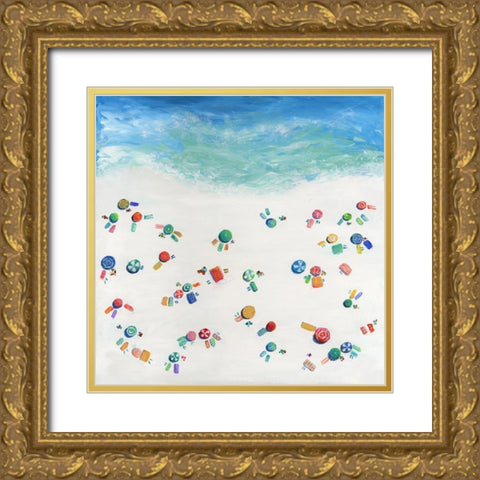 Summer Colors Gold Ornate Wood Framed Art Print with Double Matting by Dunlap, Marilyn