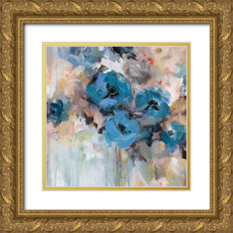 Saturated Garden Gold Ornate Wood Framed Art Print with Double Matting by Robinson, Carol