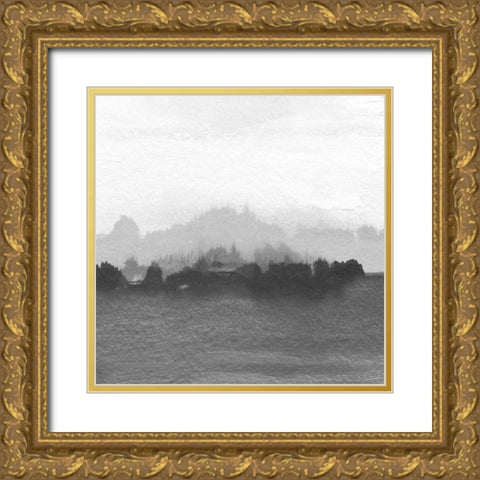Slauson View I Gold Ornate Wood Framed Art Print with Double Matting by Jill, Susan