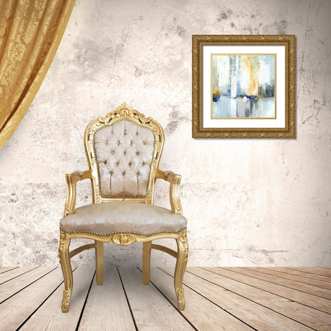 Sweeping City II Gold Ornate Wood Framed Art Print with Double Matting by Tava Studios