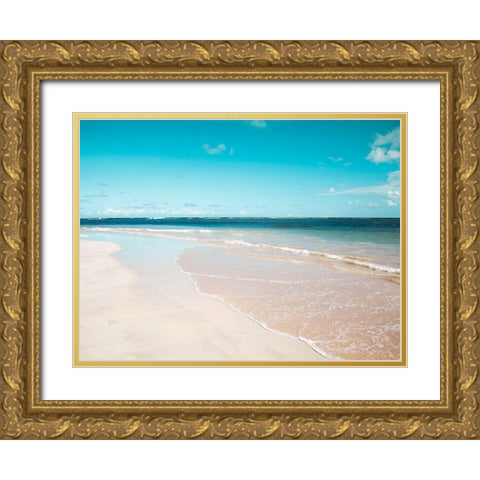 Sugar Sand Gold Ornate Wood Framed Art Print with Double Matting by Delimont, Danita