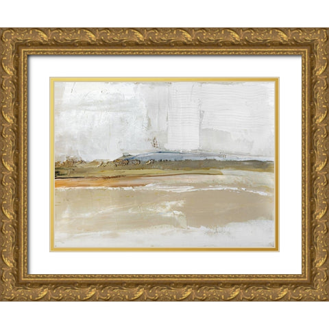 Golden Hour Gold Ornate Wood Framed Art Print with Double Matting by Swatland, Sally