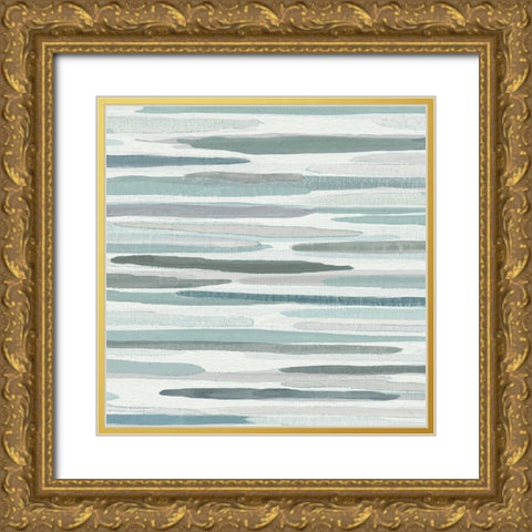 Wind and Water II Gold Ornate Wood Framed Art Print with Double Matting by Jill, Susan