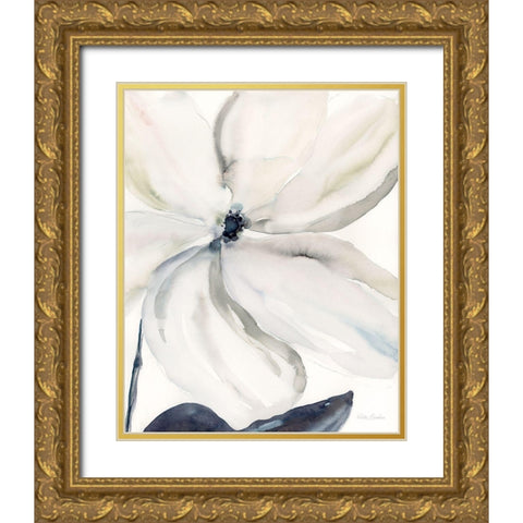 Daybreak Bloom I Gold Ornate Wood Framed Art Print with Double Matting by Brockmon, Kristen