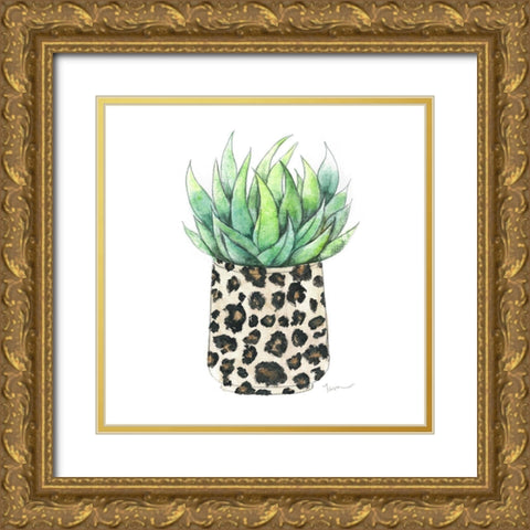 Spotted Agave Gold Ornate Wood Framed Art Print with Double Matting by Tava Studios