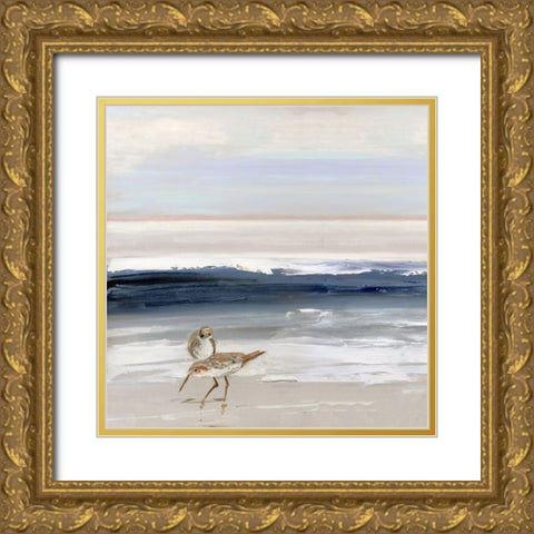 Beachcombing I Gold Ornate Wood Framed Art Print with Double Matting by Swatland, Sally