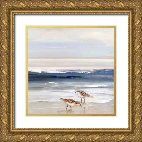 Beachcombing II Gold Ornate Wood Framed Art Print with Double Matting by Swatland, Sally