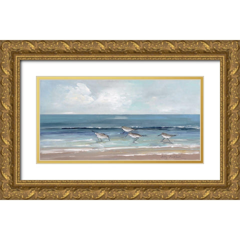 Shore Searching II Gold Ornate Wood Framed Art Print with Double Matting by Swatland, Sally