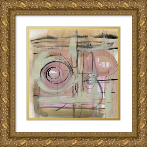 Florence II Gold Ornate Wood Framed Art Print with Double Matting by Jill, Susan