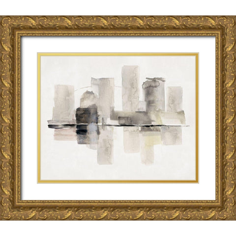 Urban Oasis II Gold Ornate Wood Framed Art Print with Double Matting by Swatland, Sally