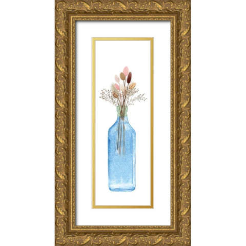 Picked Some Flowers III Gold Ornate Wood Framed Art Print with Double Matting by Jill, Susan