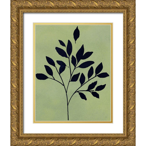 Earthly Botanical I Gold Ornate Wood Framed Art Print with Double Matting by Jill, Susan