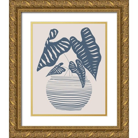Wired in Monochrome I Gold Ornate Wood Framed Art Print with Double Matting by Santiago, Daniela