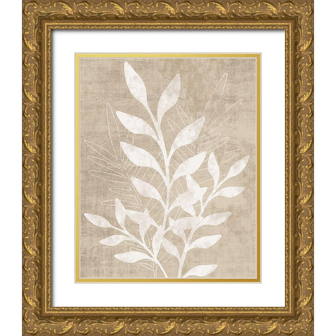 Foliage Retreat II Gold Ornate Wood Framed Art Print with Double Matting by Carpentieri, Natalie