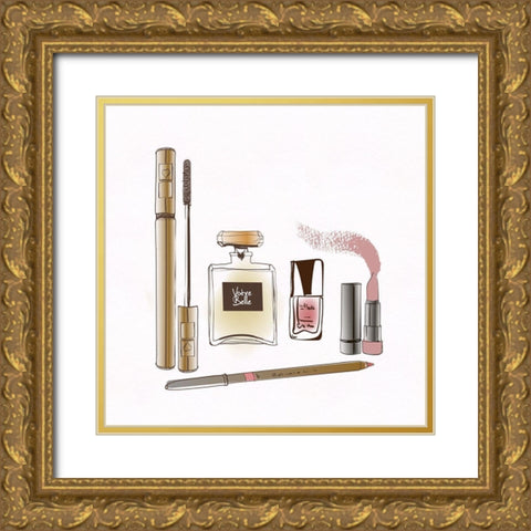 Beauty Is Skin Deep II Gold Ornate Wood Framed Art Print with Double Matting by Jill, Susan