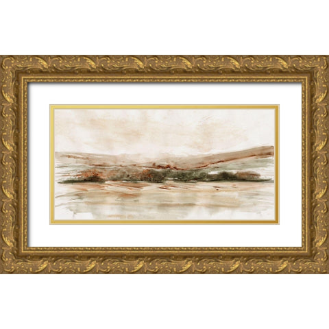 Fall Beech Mountain Gold Ornate Wood Framed Art Print with Double Matting by Jill, Susan