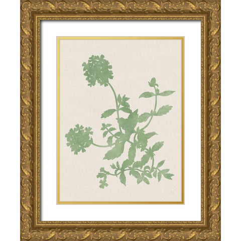 Vintage Garden II Gold Ornate Wood Framed Art Print with Double Matting by Jill, Susan