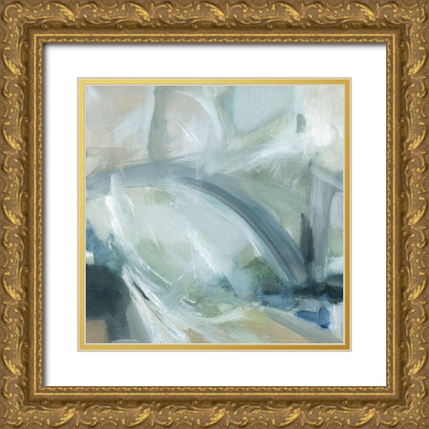 Subtle Chaos Gold Ornate Wood Framed Art Print with Double Matting by Robinson, Carol