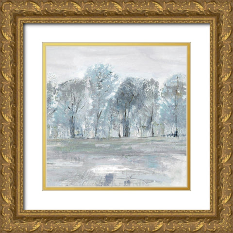High Meadow I Gold Ornate Wood Framed Art Print with Double Matting by Jill, Susan