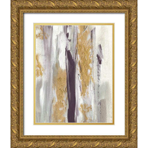 Tumultuous Amethyst II Gold Ornate Wood Framed Art Print with Double Matting by Jill, Susan