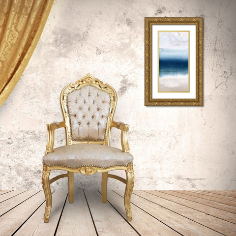 Misty Bay II Gold Ornate Wood Framed Art Print with Double Matting by Brockmon, Kristen