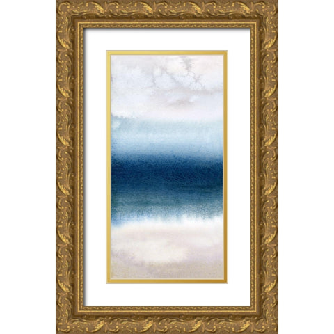 Misty Bay II Gold Ornate Wood Framed Art Print with Double Matting by Brockmon, Kristen