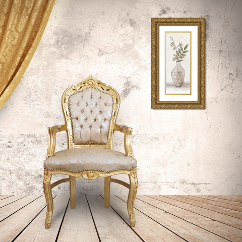 Meadow Pick III Gold Ornate Wood Framed Art Print with Double Matting by Tava Studios