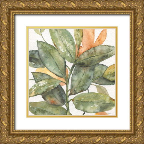 Plantlife I Gold Ornate Wood Framed Art Print with Double Matting by Robinson, Carol