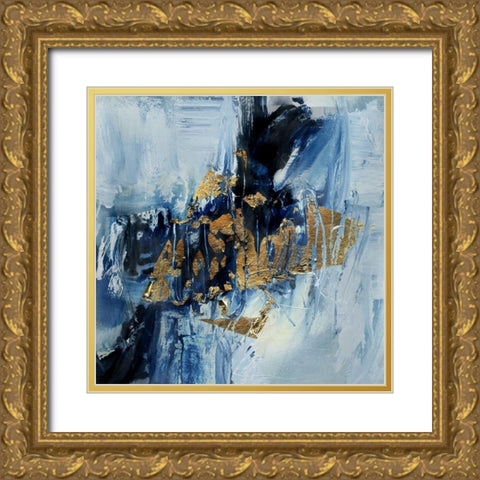 Near Cold Spring Gold Ornate Wood Framed Art Print with Double Matting by Jill, Susan