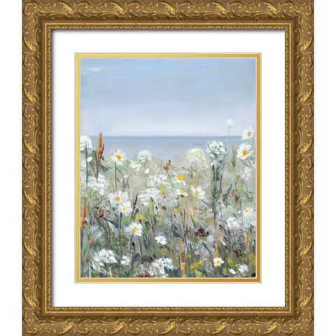 Wild Sea Breeze I Gold Ornate Wood Framed Art Print with Double Matting by Swatland, Sally