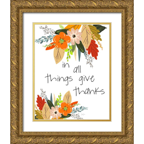 Illustrated Impressions I Gold Ornate Wood Framed Art Print with Double Matting by Finn, Livi